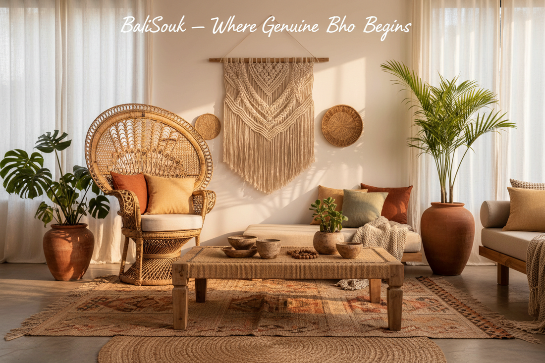 Boho Furniture Shop Online: BaliSouk Is Where Genuine Boho Begins