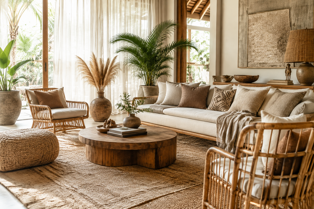 Boho Bali Interior Design: Room-by-Room Guide to the Natural Aesthetic