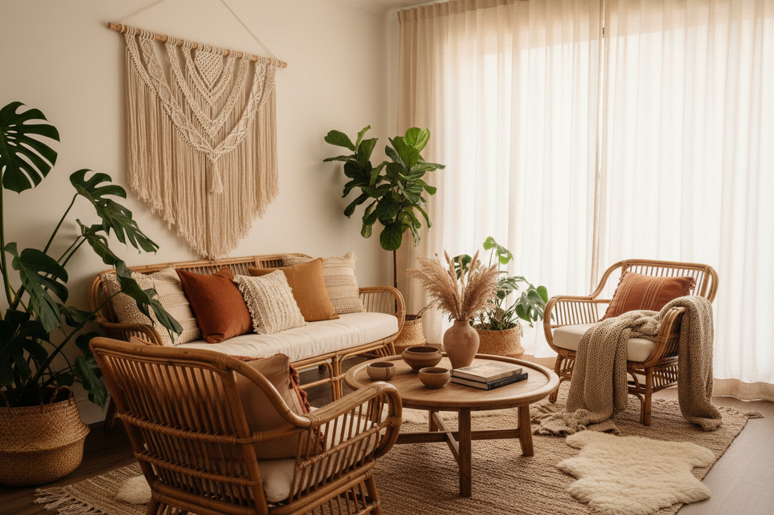 Boho Furniture for Airbnb and Vacation Rentals: Increase Bookings With Natural Authentic Style