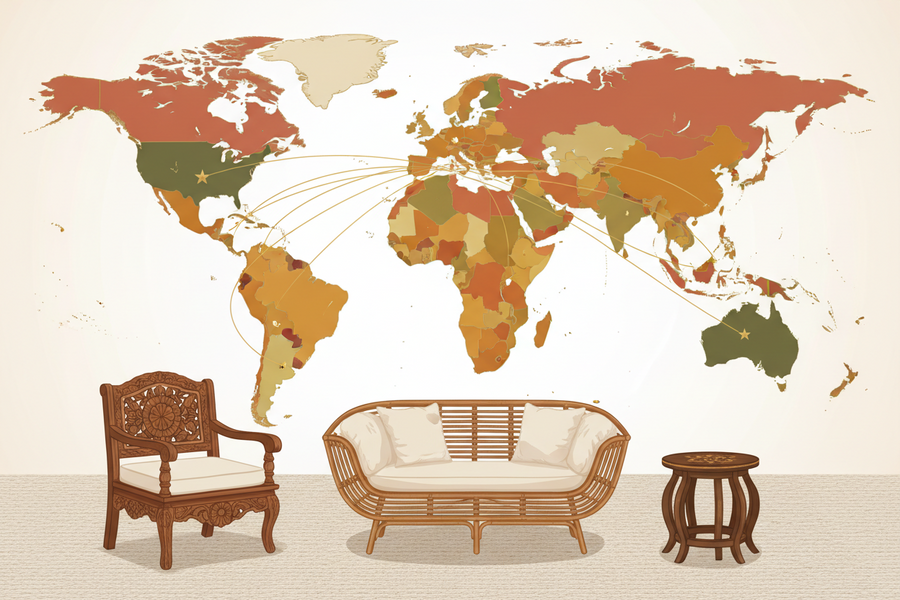Furniture From Bali Indonesia: A Country-by-Country Buyer Delivery Guide