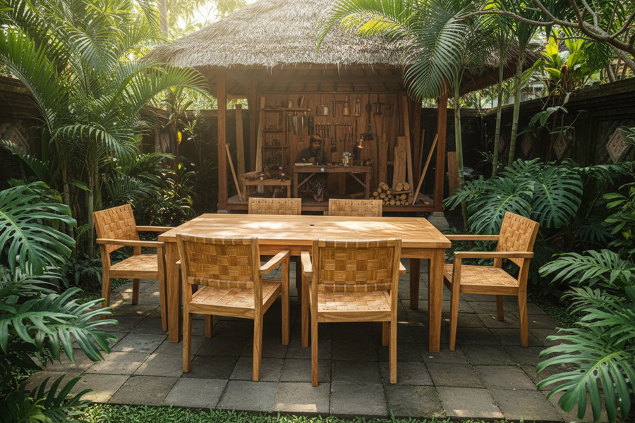 Wooden Furniture Bali: Why Solid Teak Construction Outlasts Every Alternative