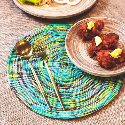 Authentic handcrafted Balinese chargers and underplates — BaliSouk Tableware Collection