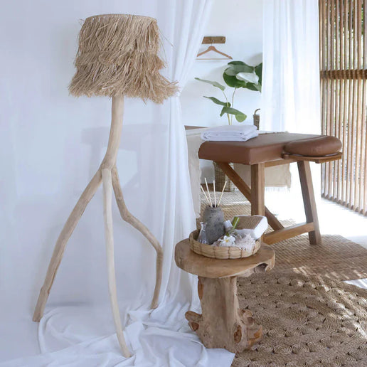 Authentic handcrafted Balinese floor lamps — BaliSouk Lighting Collection