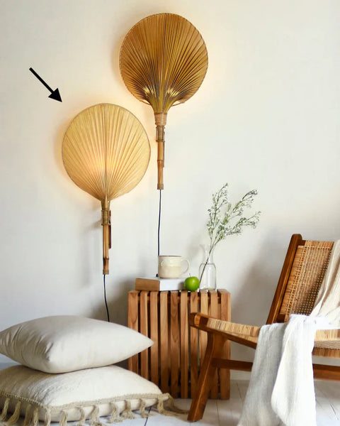 handmade wall lamps bali teak rattan premium furniture interior design natural material durable stylish artisan