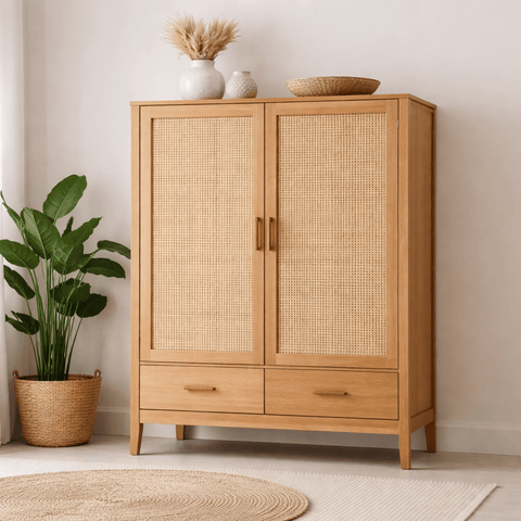 handmade wardrobes bali teak rattan premium furniture interior design natural material durable stylish artisan high quality