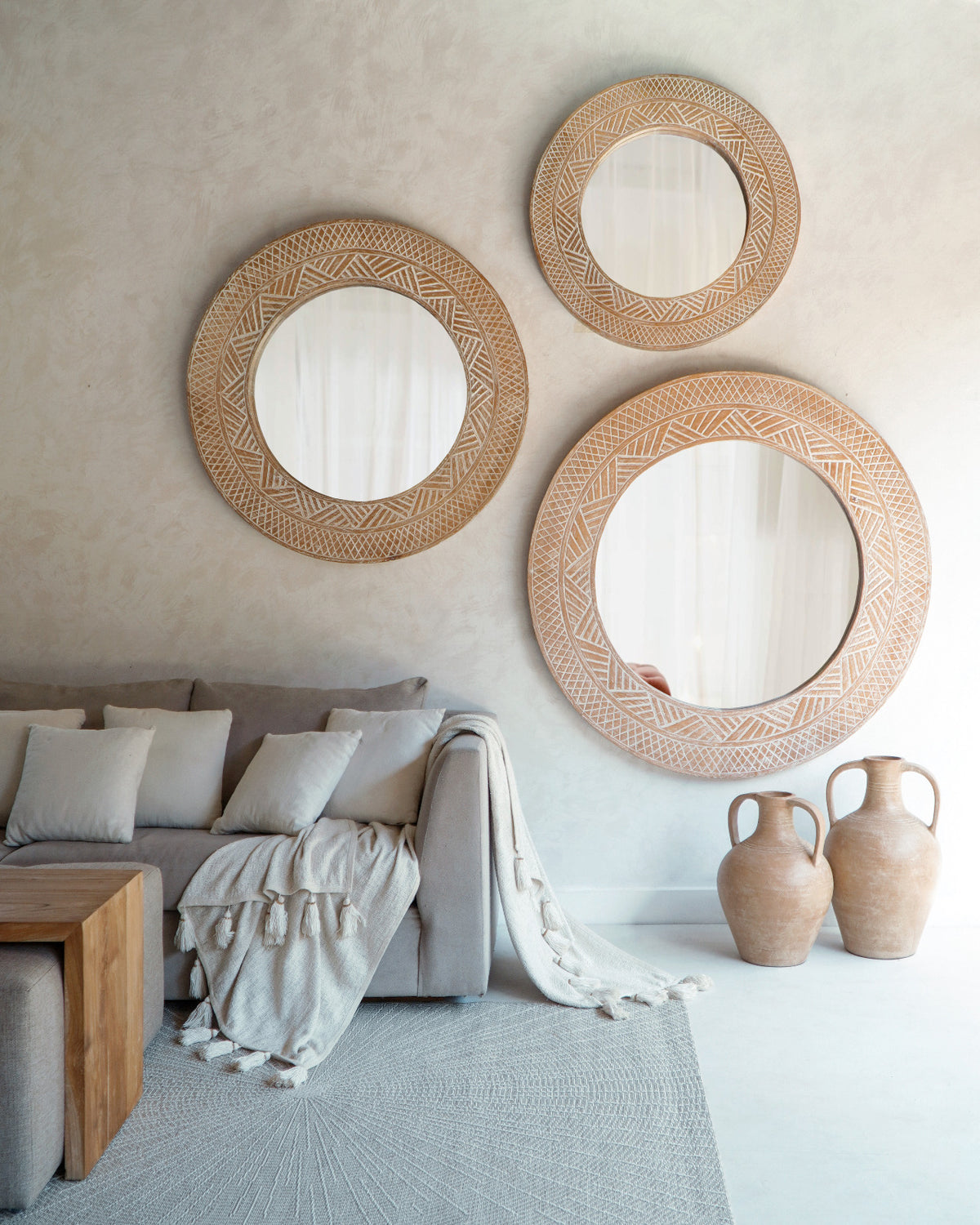 Dhoho Round Mirror - Medium