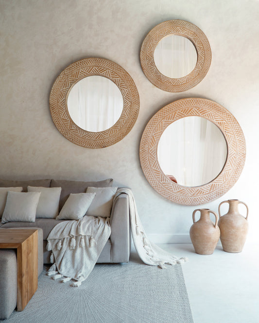 Dhoho Round Mirror - Medium