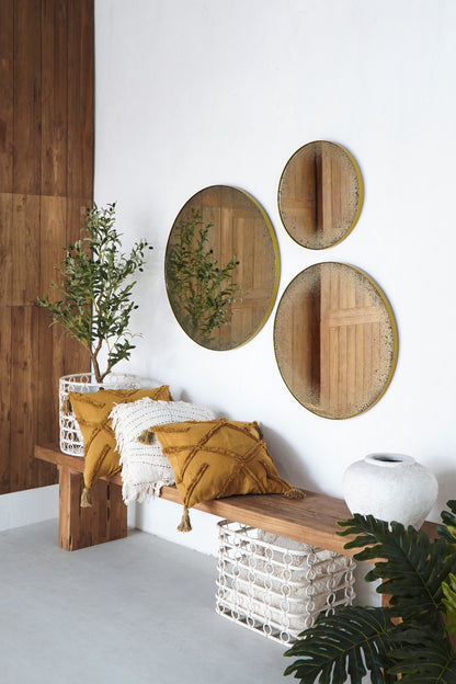 George Round Antique Mirror - Large