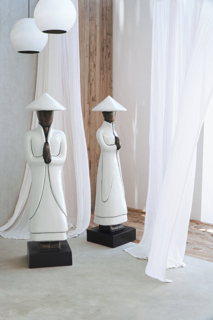 Chinese Hat Figure Female - Right