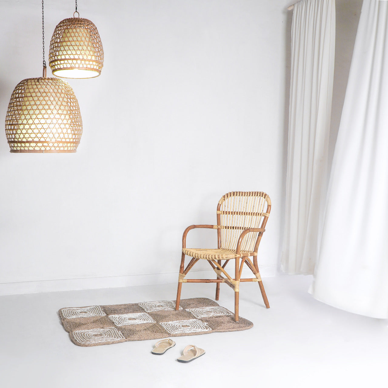 Bali Furniture – Sumatra Armchair With White Cushion