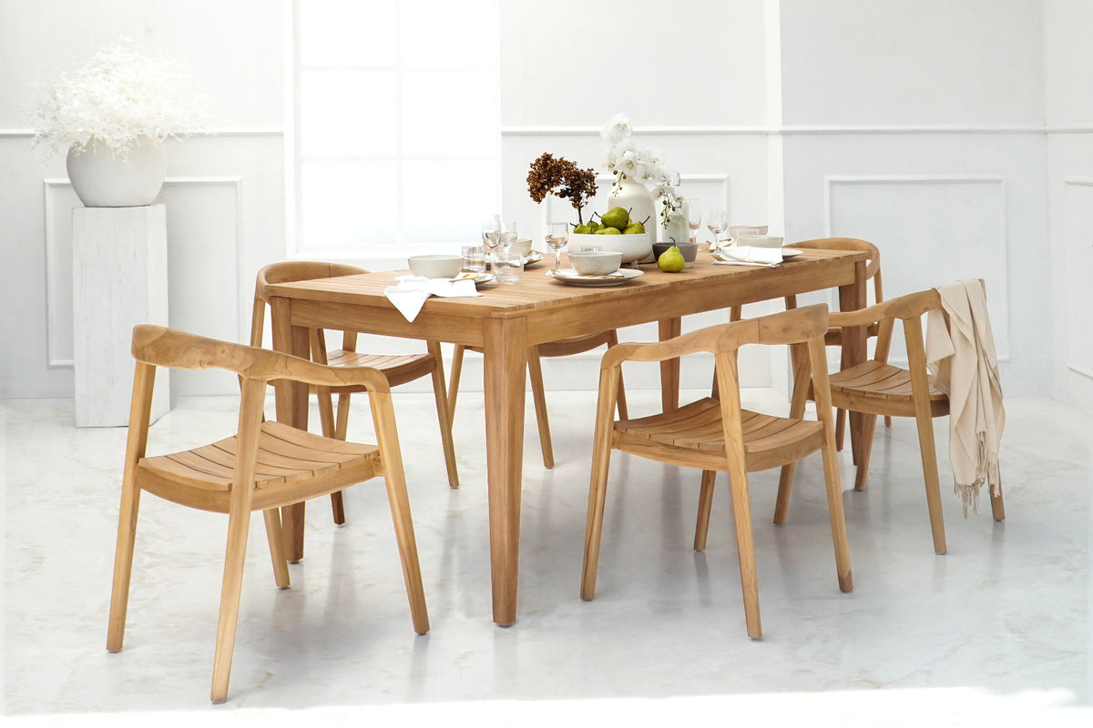 Kinito Dining Table With Slats - Kd