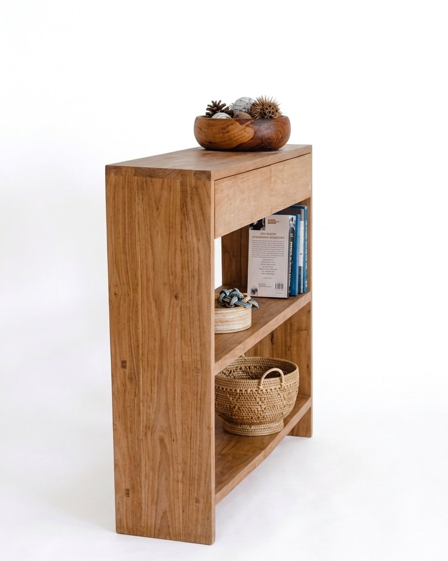 Teak console Bridge – boho furniture handcrafted in Bali by BaliSouk