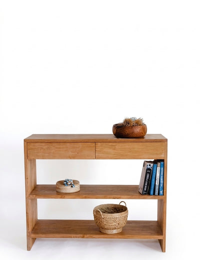 Teak console Bridge – boho furniture handcrafted in Bali by BaliSouk (vue 6)