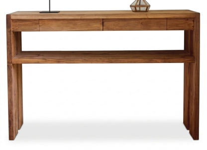 Teak console Seken – boho furniture handcrafted in Bali by BaliSouk