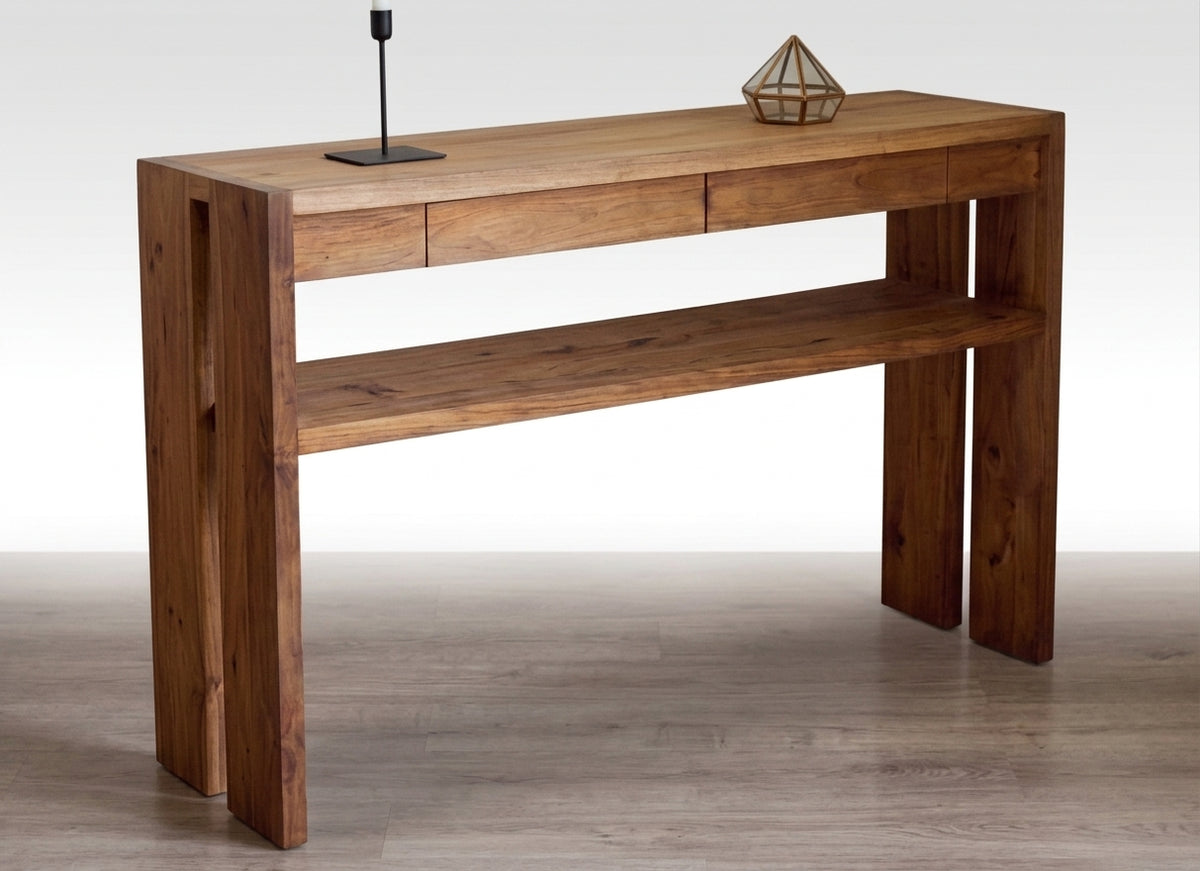 Teak console Seken – boho furniture handcrafted in Bali by BaliSouk (vue 9)