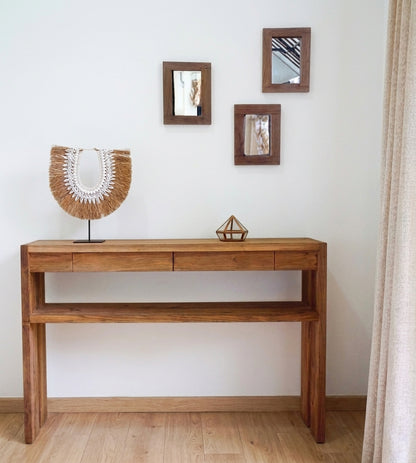 Teak console Seken – boho furniture handcrafted in Bali by BaliSouk (vue 12)