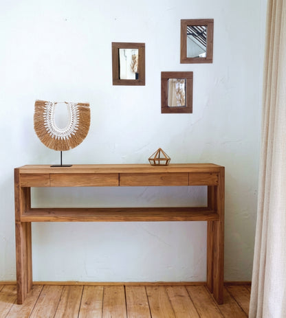 Teak console Seken – boho furniture handcrafted in Bali by BaliSouk (vue 13)