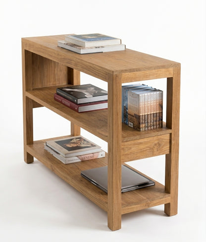 Teak console Rotko – boho furniture handcrafted in Bali by BaliSouk (vue 4)