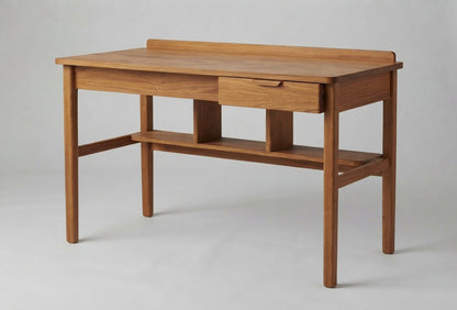 Teak desk Tulis – boho furniture handcrafted in Bali by BaliSouk (vue 5)