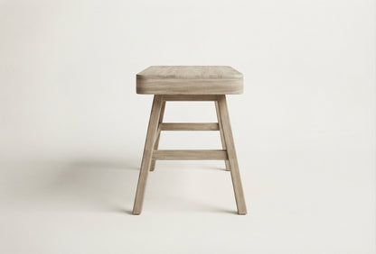 Teak desk Tiara – boho furniture handcrafted in Bali by BaliSouk (vue 4)