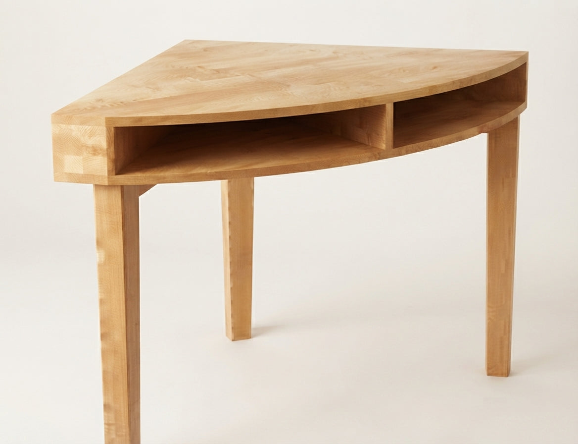 Teak corner desk Grisbi – boho furniture handcrafted in Bali by BaliSouk (vue 4)