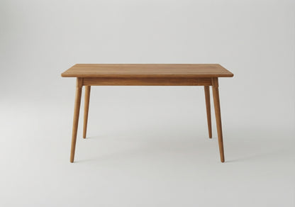 Teak dining table Retro – boho furniture handcrafted in Bali by BaliSouk (vue 11)