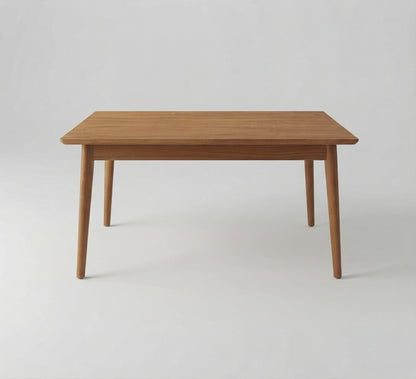 Teak dining table Retro – boho furniture handcrafted in Bali by BaliSouk (vue 18)