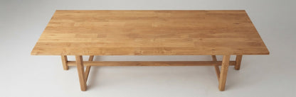 Teak dining table Sumiko – boho furniture handcrafted in Bali by BaliSouk (vue 5)