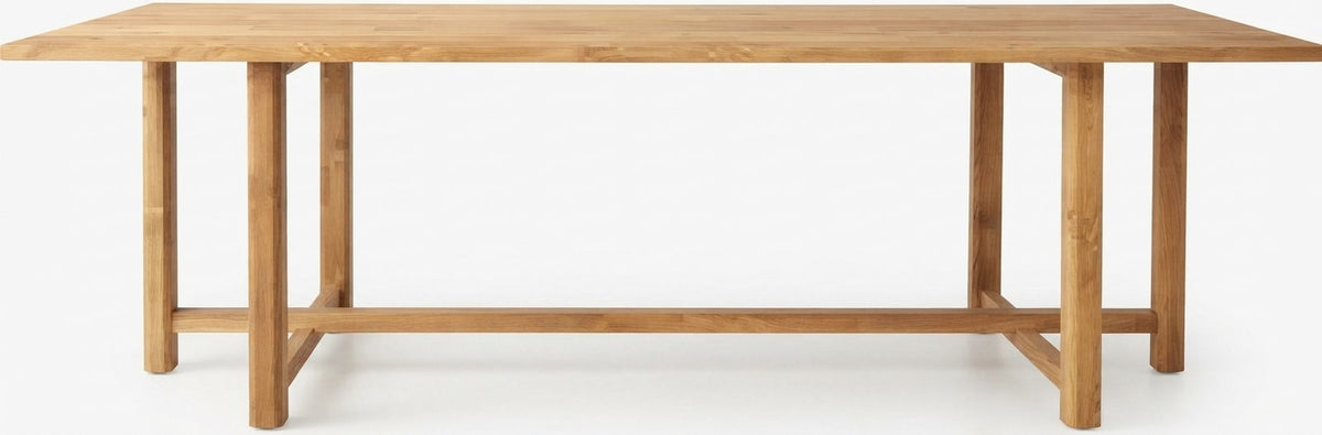 Teak dining table Sumiko – boho furniture handcrafted in Bali by BaliSouk (vue 10)