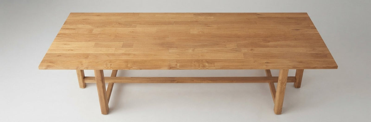Teak dining table Sumiko – boho furniture handcrafted in Bali by BaliSouk (vue 11)