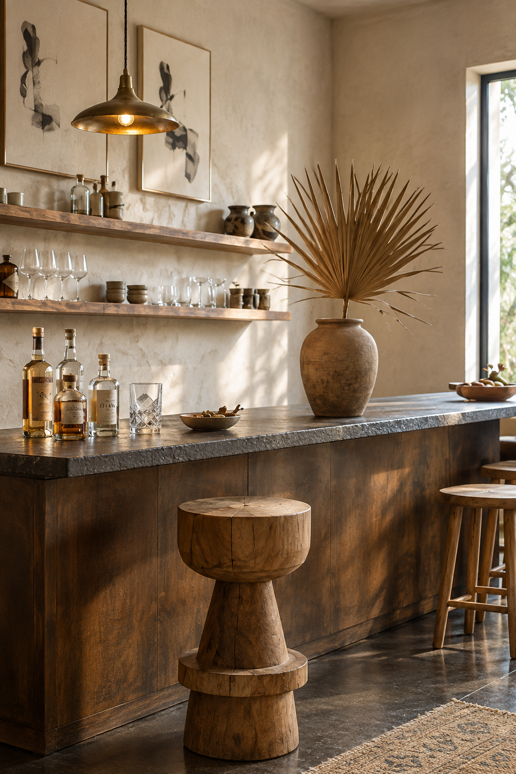 Etnic Suar Bar Stool