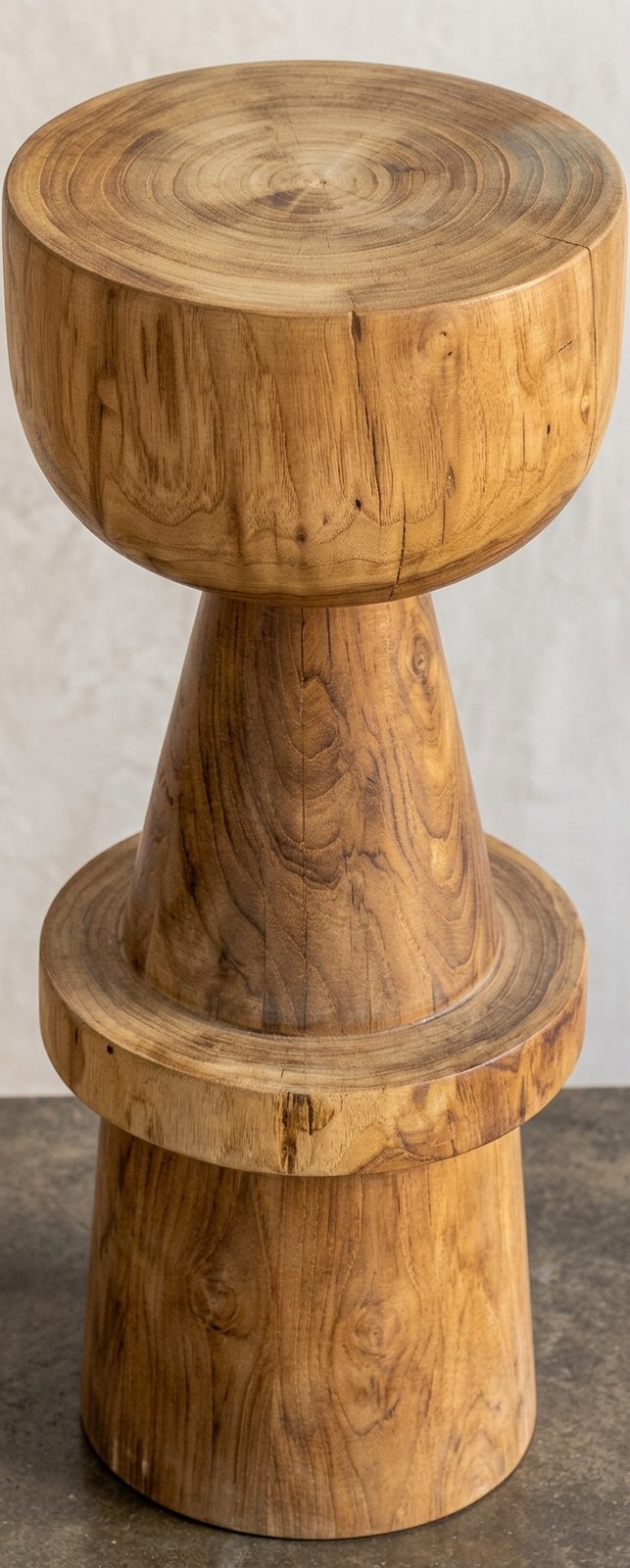Suar bar stool Etnic Suar – boho furniture handcrafted in Bali by BaliSouk (vue 3)