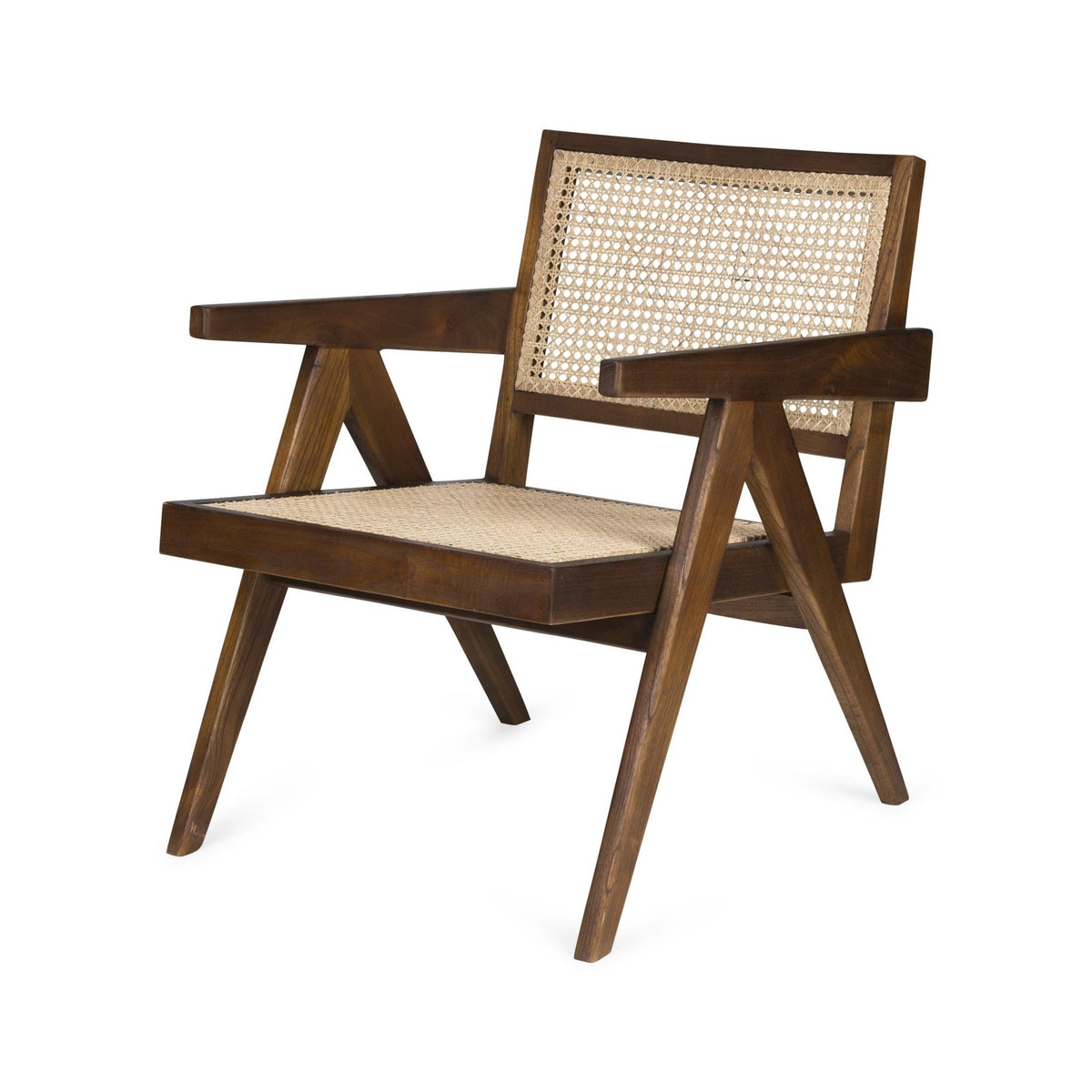 Teak lounge chair Tokyo Easy – boho furniture handcrafted in Bali by BaliSouk