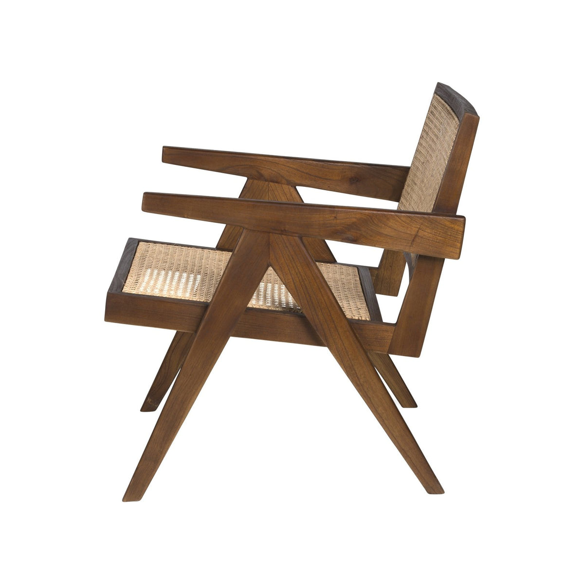 Teak lounge chair Tokyo Easy – boho furniture handcrafted in Bali by BaliSouk (vue 4)