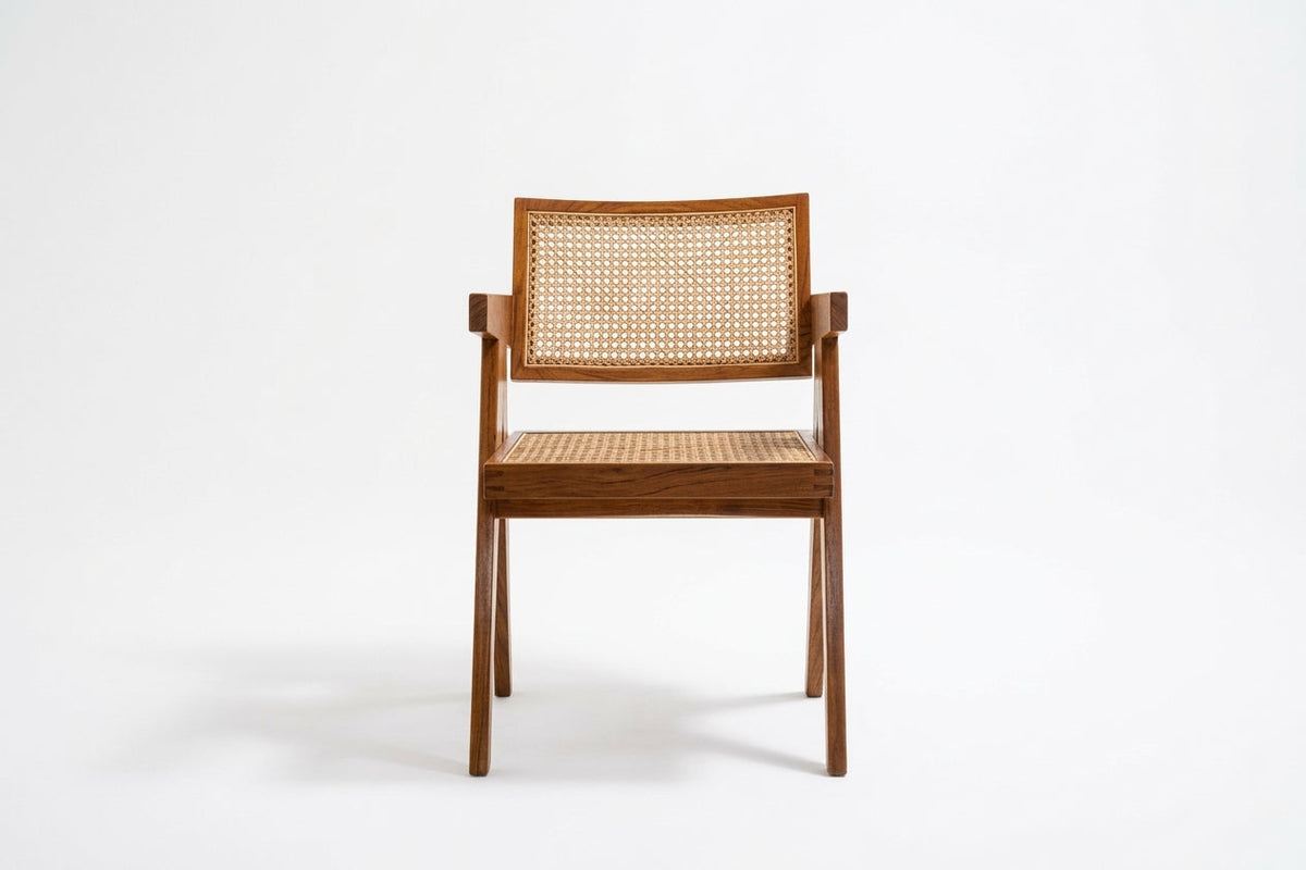 Teak lounge chair Tokyo – boho furniture handcrafted in Bali by BaliSouk – set of 2