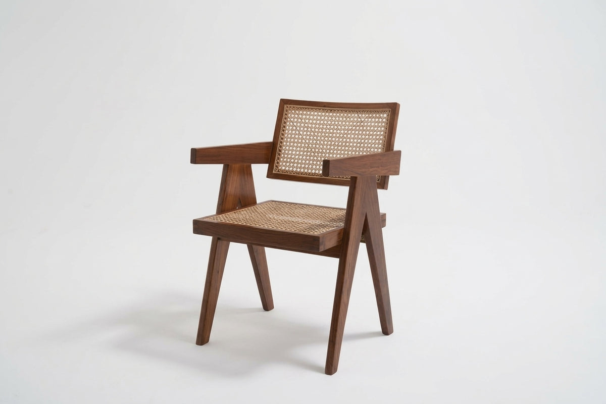 Teak lounge chair Tokyo – boho furniture handcrafted in Bali by BaliSouk (vue 2)