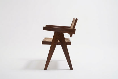 Teak lounge chair Tokyo – boho furniture handcrafted in Bali by BaliSouk (vue 3)