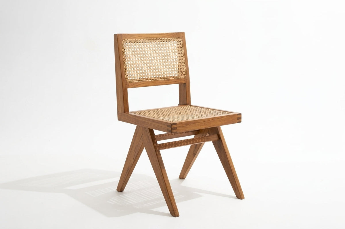 Teak lounge chair Tokyo – boho furniture handcrafted in Bali by BaliSouk – set of 2