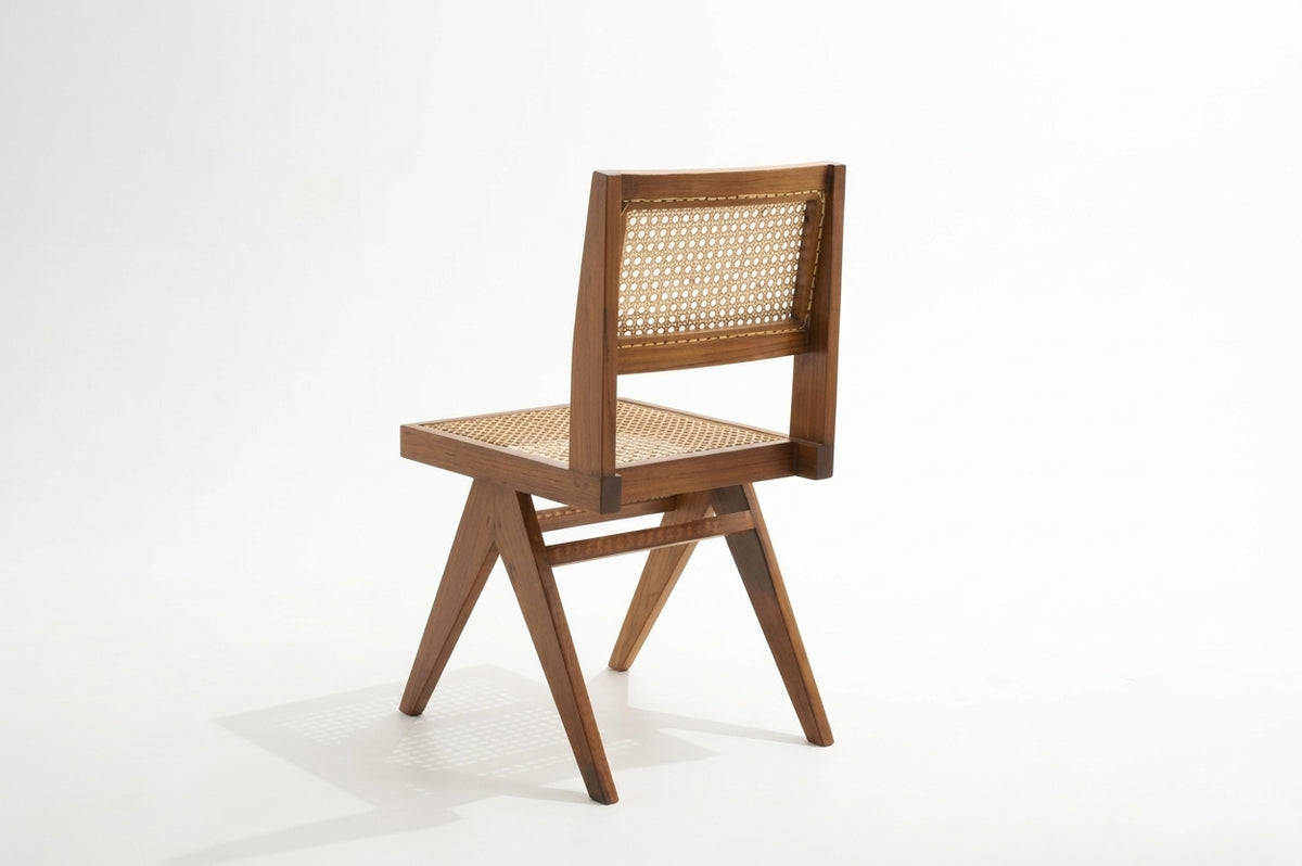 Teak lounge chair Tokyo – boho furniture handcrafted in Bali by BaliSouk (vue 4)