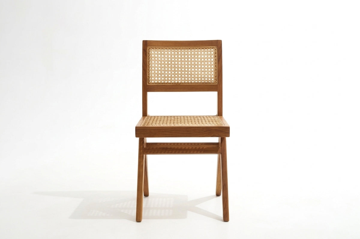 Teak lounge chair Tokyo – boho furniture handcrafted in Bali by BaliSouk (vue 5)