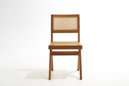 Teak lounge chair Tokyo – boho furniture handcrafted in Bali by BaliSouk (vue 5) – set of 2