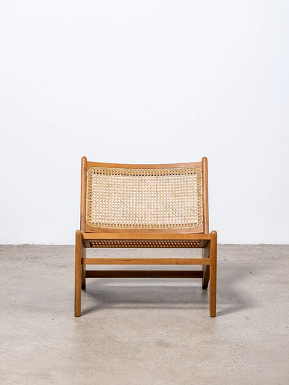 Teak lounge chair Kangaroo – boho furniture handcrafted in Bali by BaliSouk