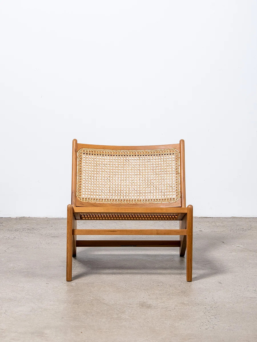 Teak lounge chair Kangaroo – boho furniture handcrafted in Bali by BaliSouk – set of 2