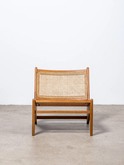 Teak lounge chair Kangaroo – boho furniture handcrafted in Bali by BaliSouk – set of 2