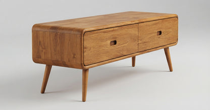 Teak coffee table Mooi – boho furniture handcrafted in Bali by BaliSouk (vue 3)