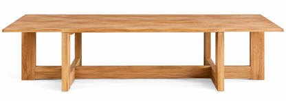 Teak coffee table Cross – boho furniture handcrafted in Bali by BaliSouk