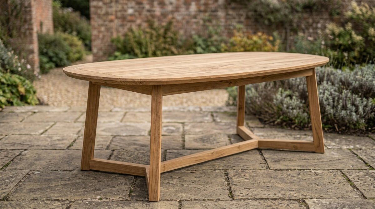 Teak coffee table Lee – boho furniture handcrafted in Bali by BaliSouk