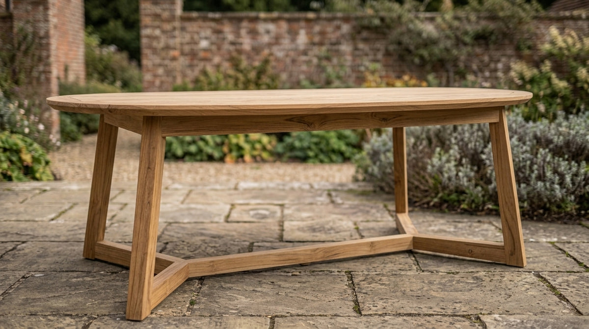 Teak coffee table Lee – boho furniture handcrafted in Bali by BaliSouk (vue 2)