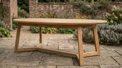 Teak coffee table Lee – boho furniture handcrafted in Bali by BaliSouk (vue 4)