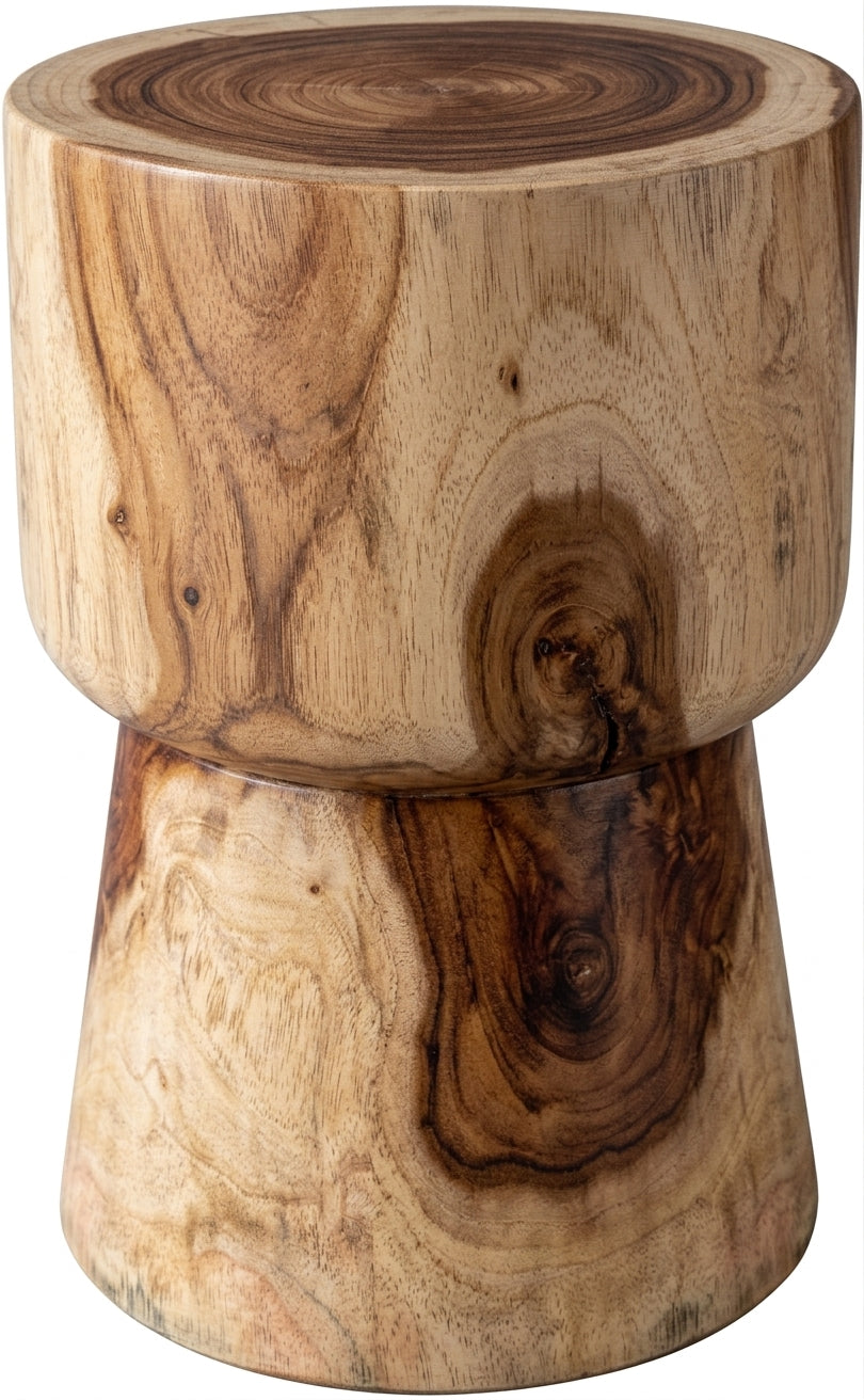 Suar stool Bulb – boho furniture handcrafted in Bali by BaliSouk